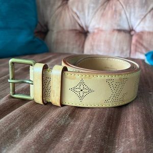 Louis Vuitton Monogram Perforated Belt
